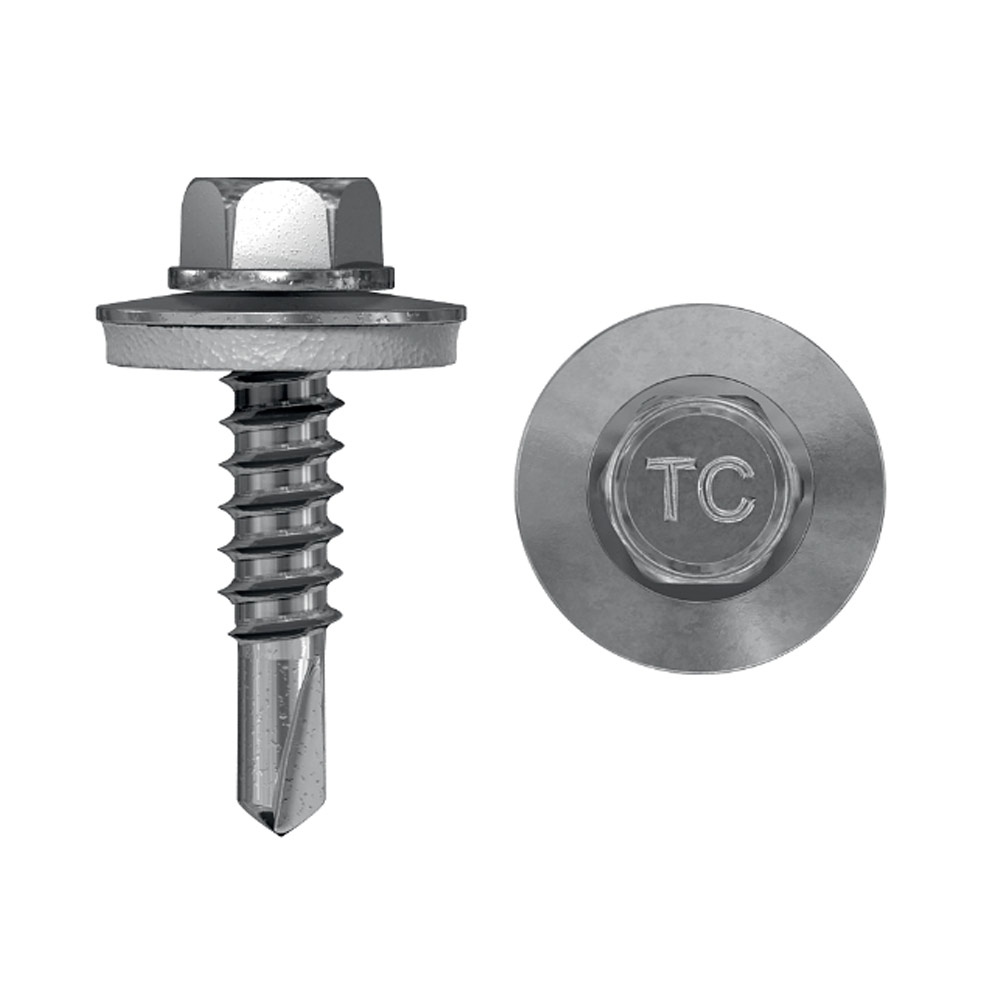 Самосверлящий самонарезающий винт Termoclip с шайбой (EPDM) CDS 3 G16 5.5 х 32