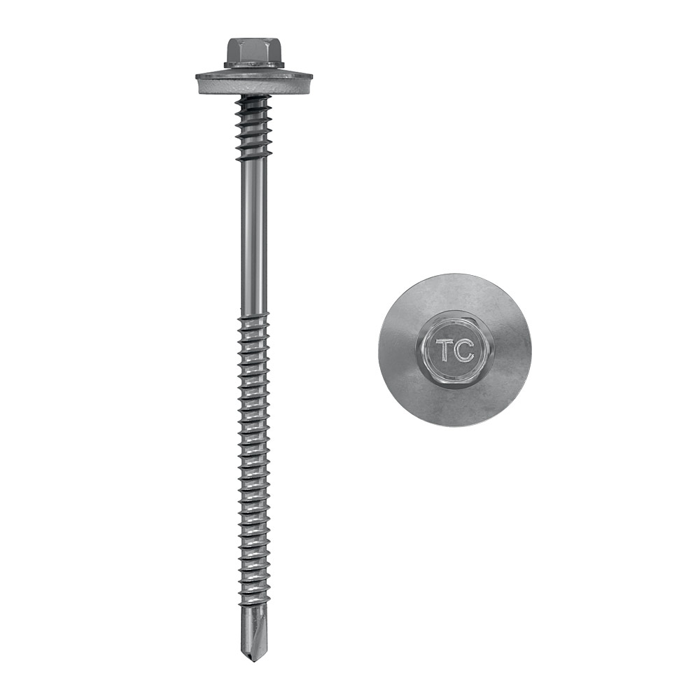 CHT3 Самосверлящий самонарезающий винт Termoclip с шайбой (EPDM) CHT 3 G 19 5.5/6.3 x 180